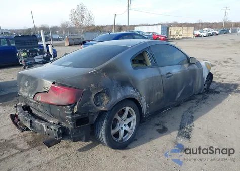 2005 Infiniti G35 z USA, uszkodzony, nr VIN JNKCV54E65M427585